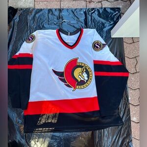 OTTAWA SENATORS HOCKEY SHIRT JERSEY MASKA CCM VINTAGE Sz men’s XL